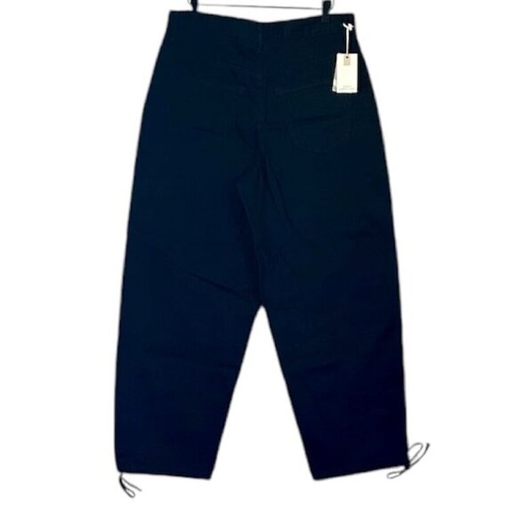 NWT Good American Cotton Uniform Relaxed Drawstring High Rise Denim 6/28 - Picture 8 of 8